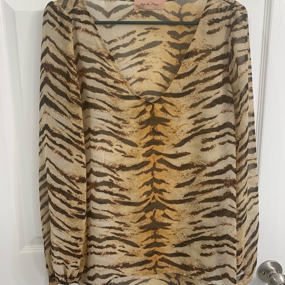 lsu tiger print shirt